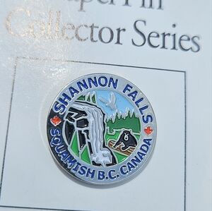 Shannon Falls Lapel Taxk Hat Pin souvenir Squamish‎ B.C Canada